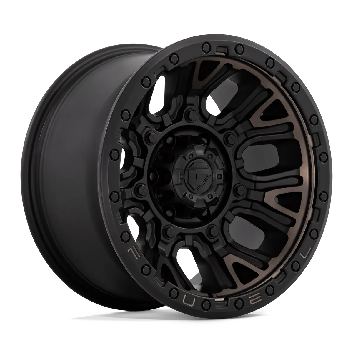 Fuel 1Pc D824 Traction - Matte Black W/ Double Dark Tint 1