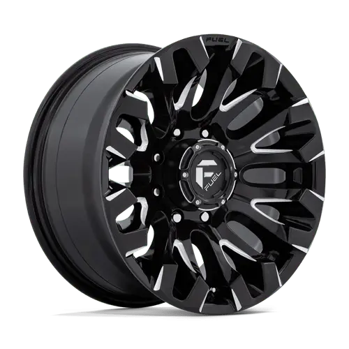 Fuel 1Pc D828 Quake - Gloss Black Milled 2