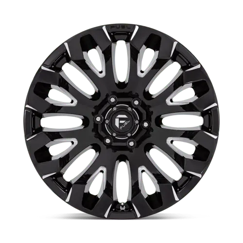Fuel 1Pc D828 Quake - Gloss Black Milled 4