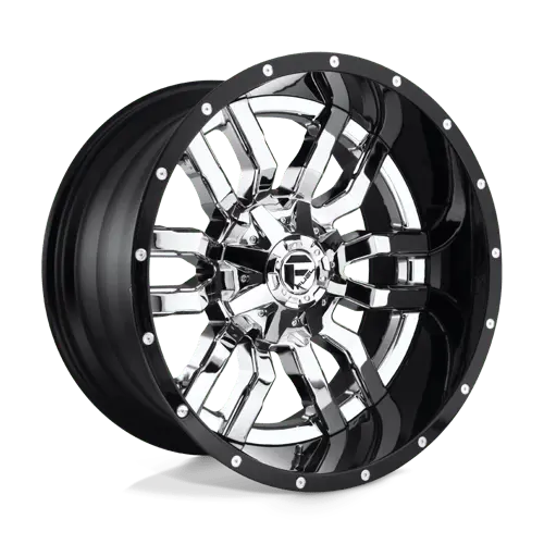 Fuel 2Pc D270 Sledge - Chrome Plated Gloss Black Lip 2