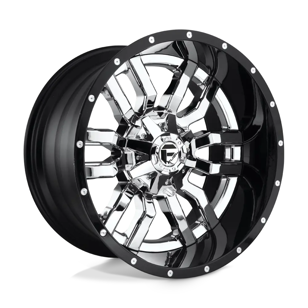 Fuel 2Pc D270 Sledge - Chrome Plated Gloss Black Lip 1