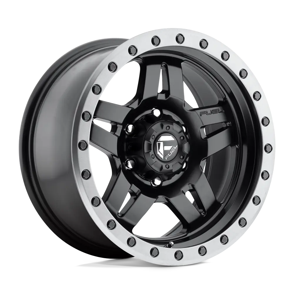 Fuel D557 Anza - Matte Black Gun Metal Ring 1