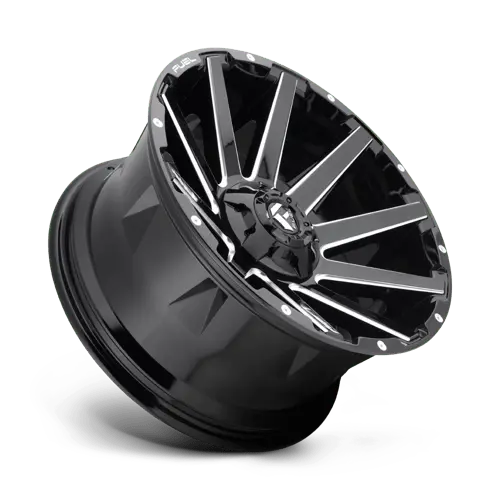 Fuel D615 Contra - Gloss Black Milled 3