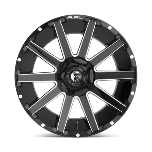 Fuel D615 Contra - Gloss Black Milled 4