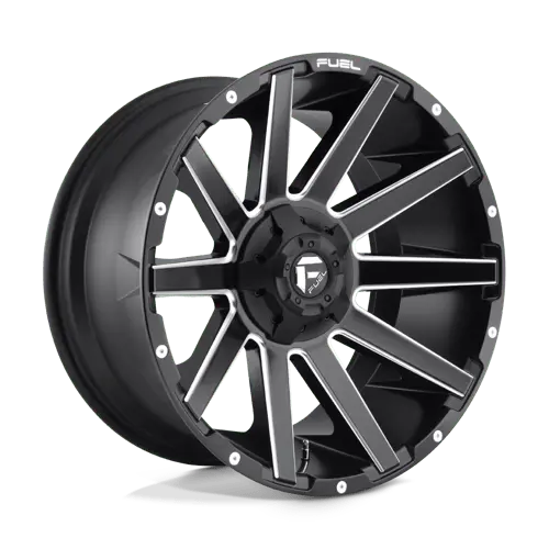 Fuel D616 Contra - Matte Black Milled 2