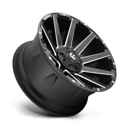 Fuel D616 Contra - Matte Black Milled 3