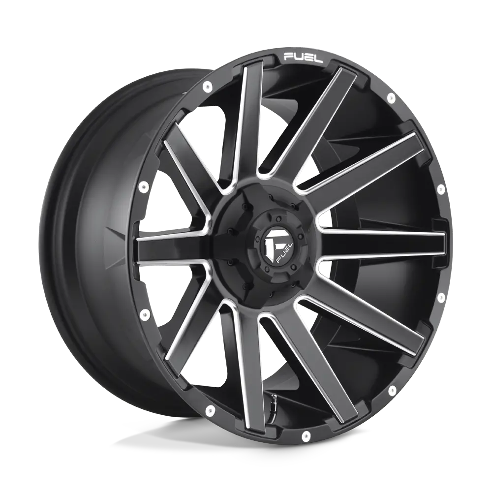 Fuel D616 Contra - Matte Black Milled 1