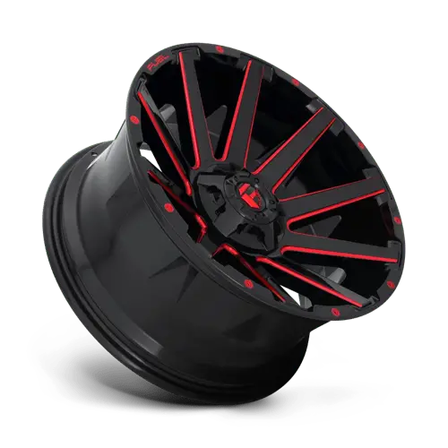 Fuel D643 Contra - Gloss Black Red Tinted Clear 3