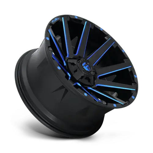 Fuel D644 Contra - Gloss Black Blue Tinted Clear 3