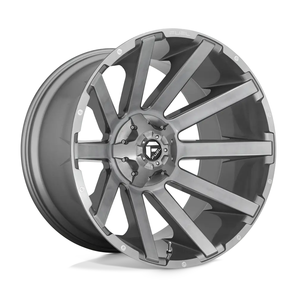Fuel D714 Contra Platinum - Brushed Gun Metal Tinted Clear 1