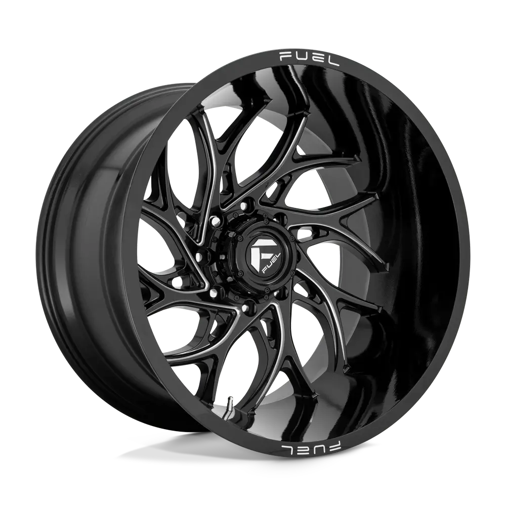 Fuel D741 Runner - Gloss Black Milled 1