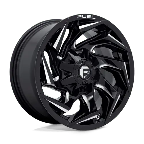 Fuel D753 Reaction - Gloss Black Milled 2