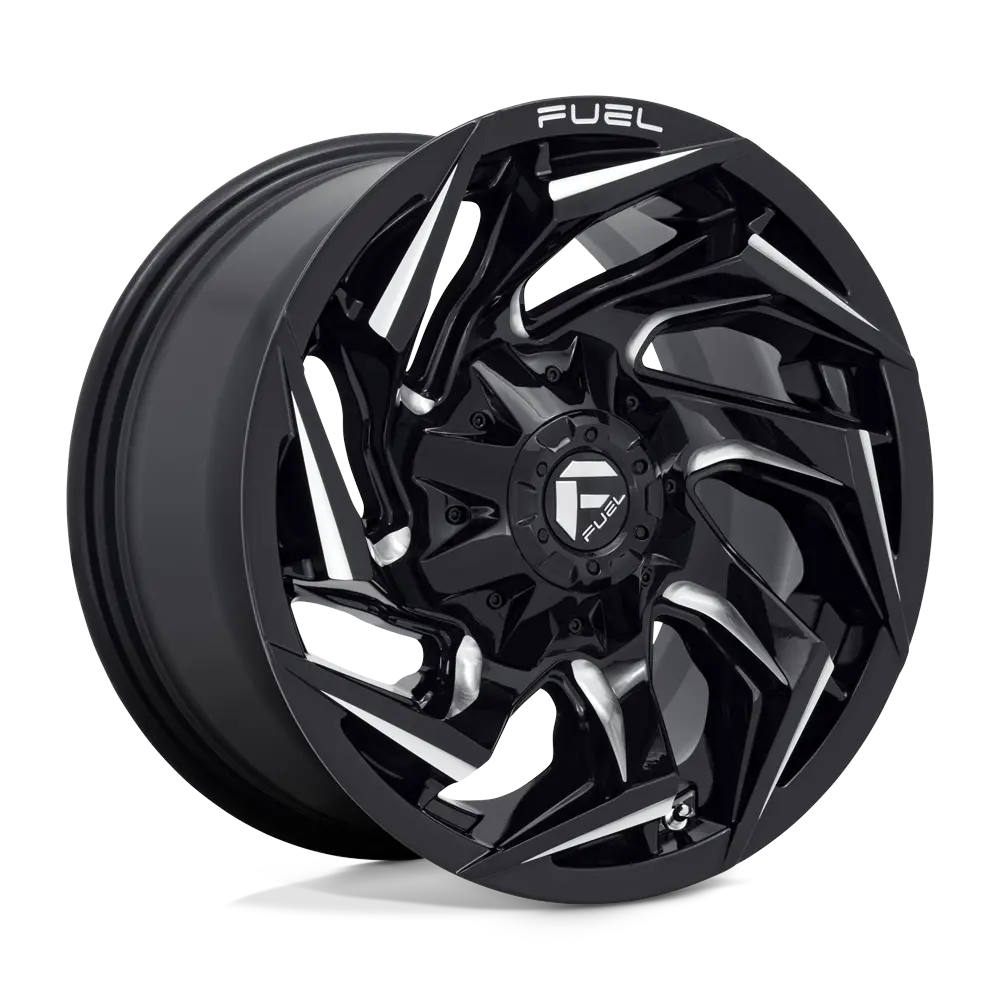 Fuel D753 Reaction - Gloss Black Milled 1