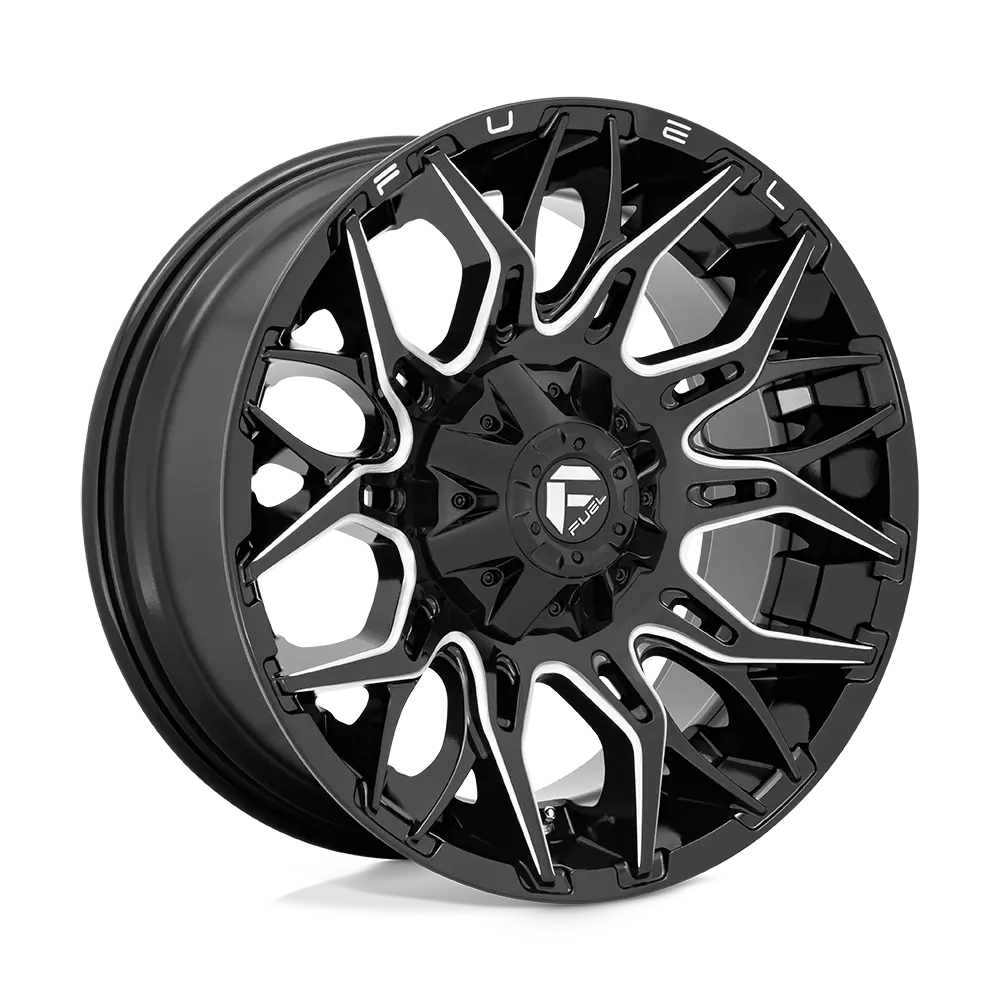 Fuel D769 Twitch - Glossy Black Milled 1