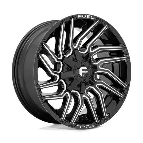 Fuel D773 Typhoon - Gloss Black Milled 2