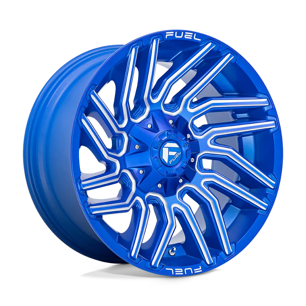 Fuel D774 Typhoon - Anodized Blue Milled 1