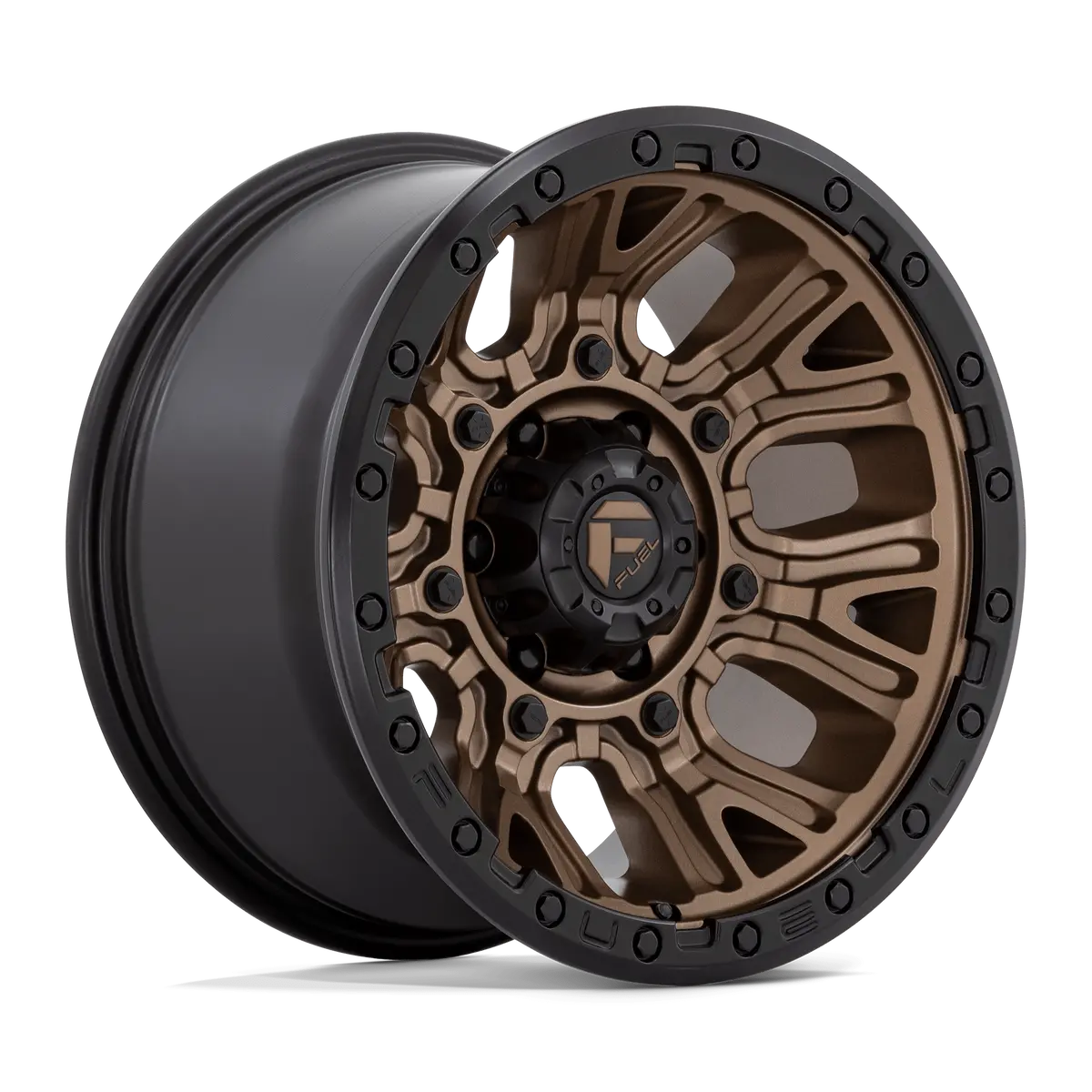 Fuel D826 Traction - Matte Bronze With Black Ring 1