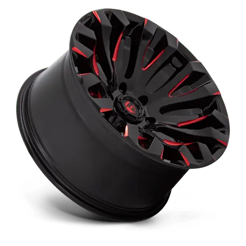 Fuel D829 Quake - Gloss Black Milled Red Tint 3