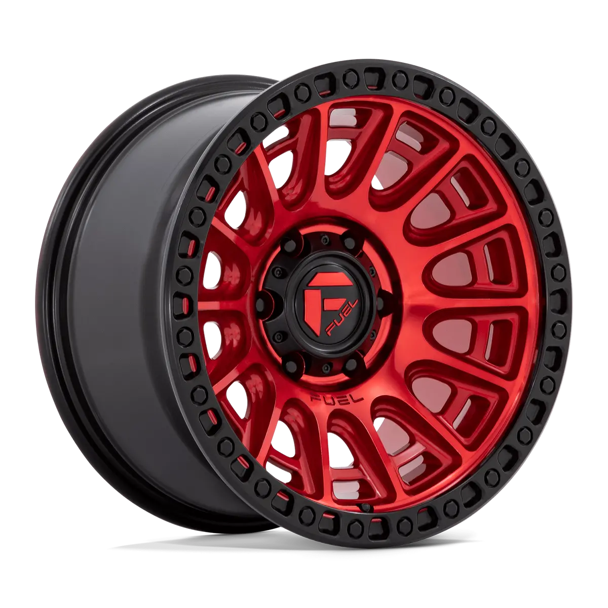 Fuel D834 Cycle - Candy Red With Black Ring 1