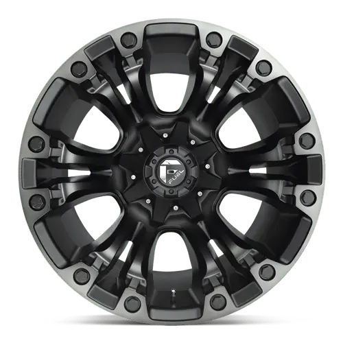 Fuel D851 Vapor - Matte Black Gray Tint 4