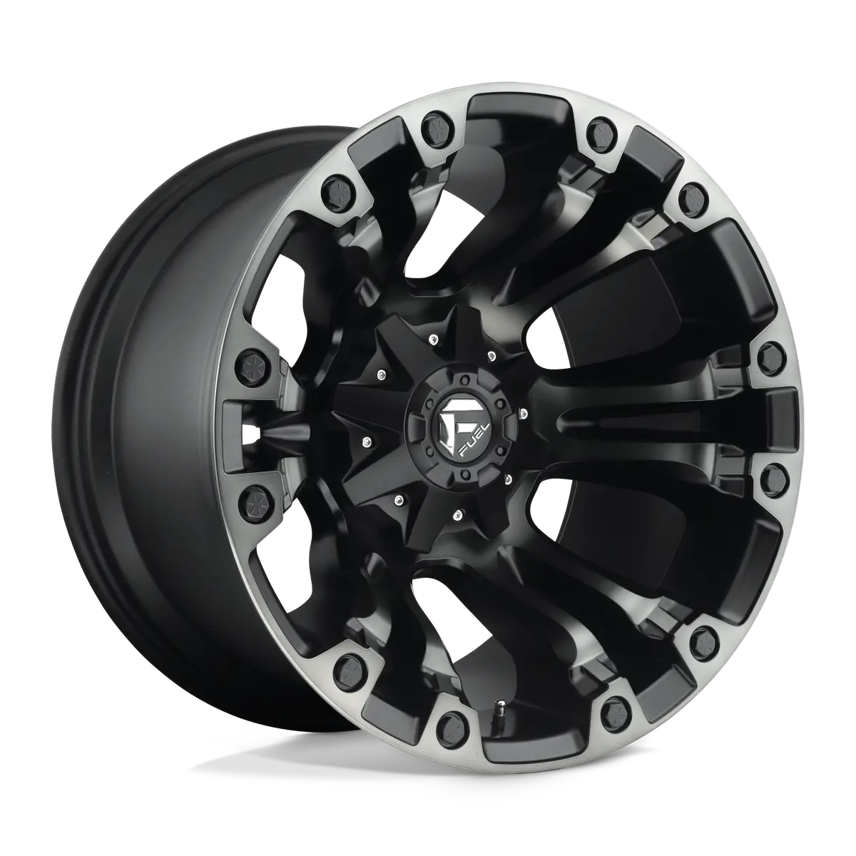 Fuel D851 Vapor - Matte Black Gray Tint 1