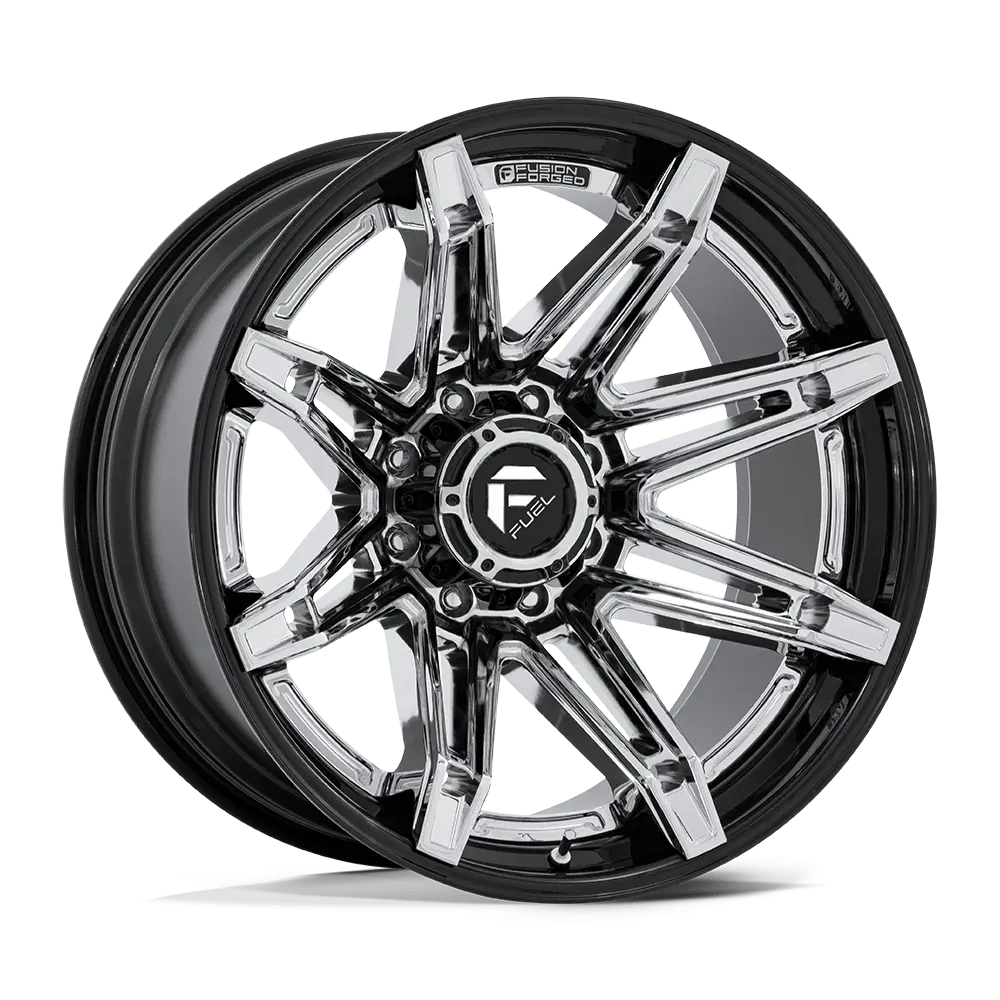 Fuel Fc401 Brawl - Chrome With Gloss Black Lip 1