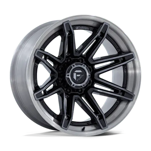 Fuel Fc401 Brawl - Gloss Black With Brushed Gray Tint Face & Lip 2