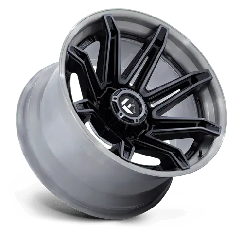 Fuel Fc401 Brawl - Gloss Black With Brushed Gray Tint Face & Lip 3