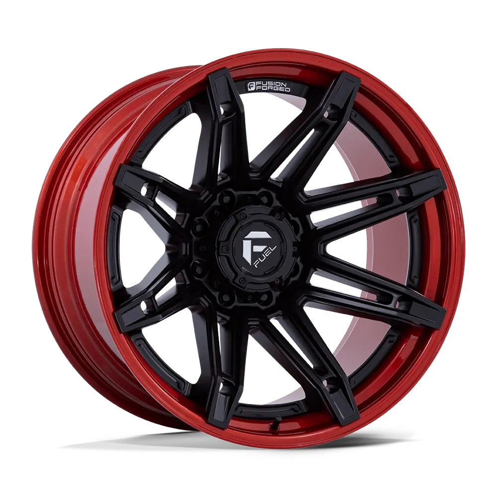 Fuel Fc401 Brawl - Matte Black With Candy Red Lip 1