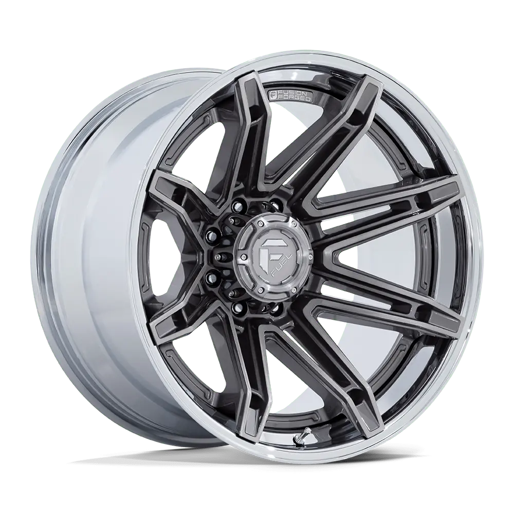 Fuel Fc401 Brawl - Platinum With Chrome Lip 1
