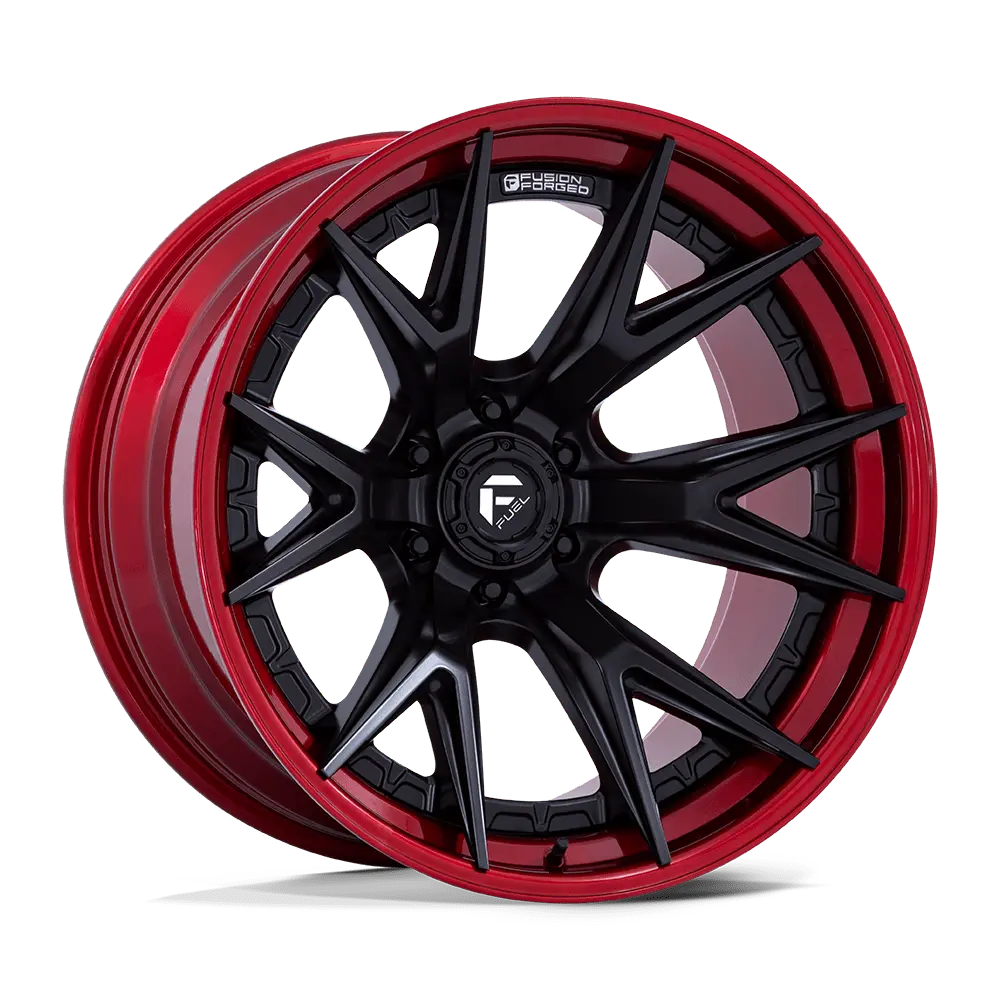 Fuel Fc402 Catalyst - Matte Black With Candy Red Lip 1