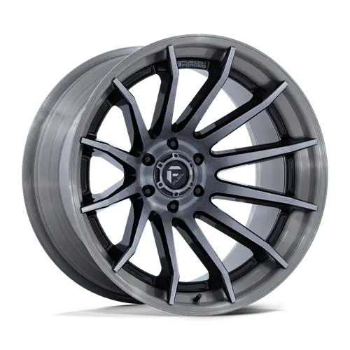 Fuel Fc403 Burn - Gloss Black With Brushed Gray Tint Face & Lip 2
