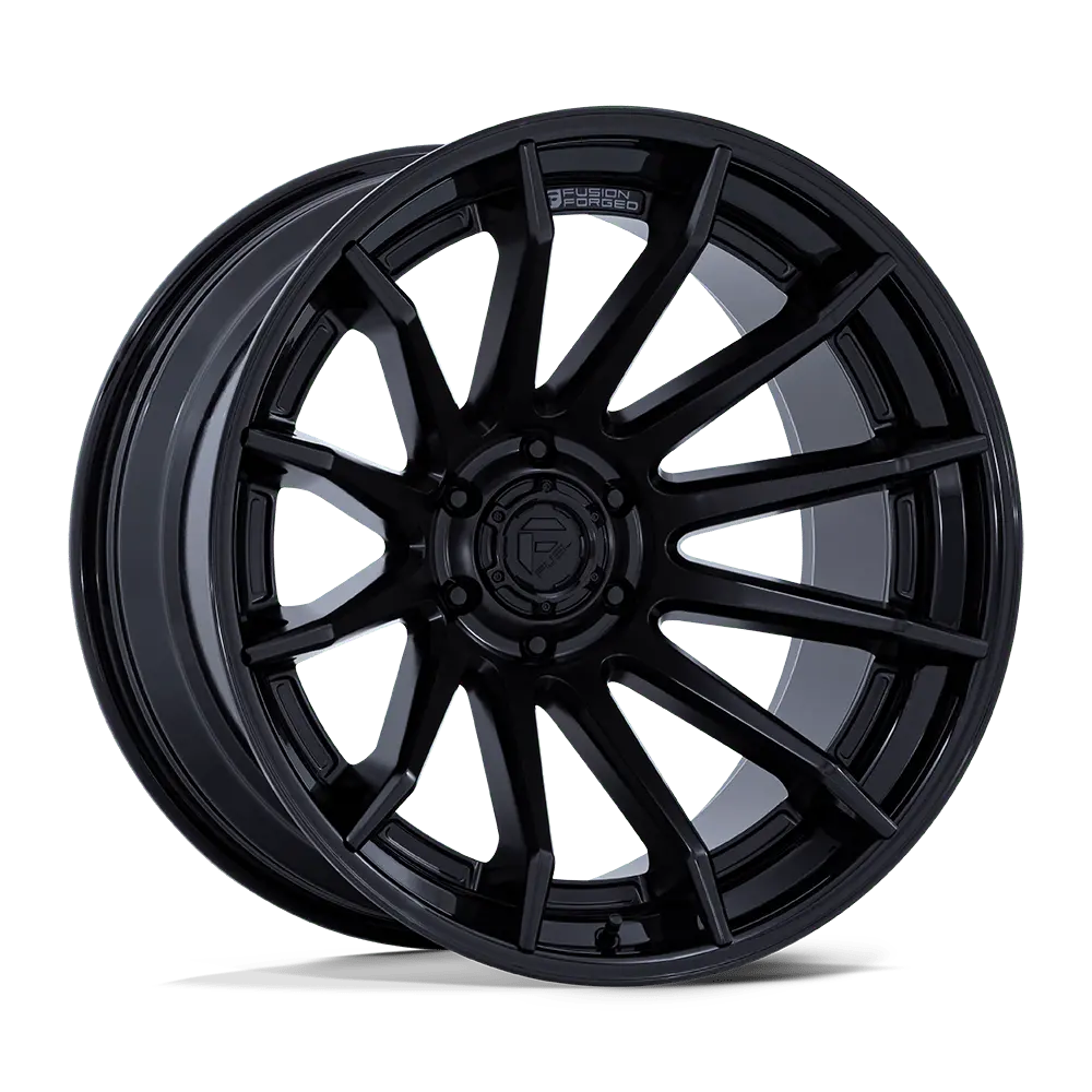 Fuel Fc403 Burn - Matte Black With Gloss Black Lip 1