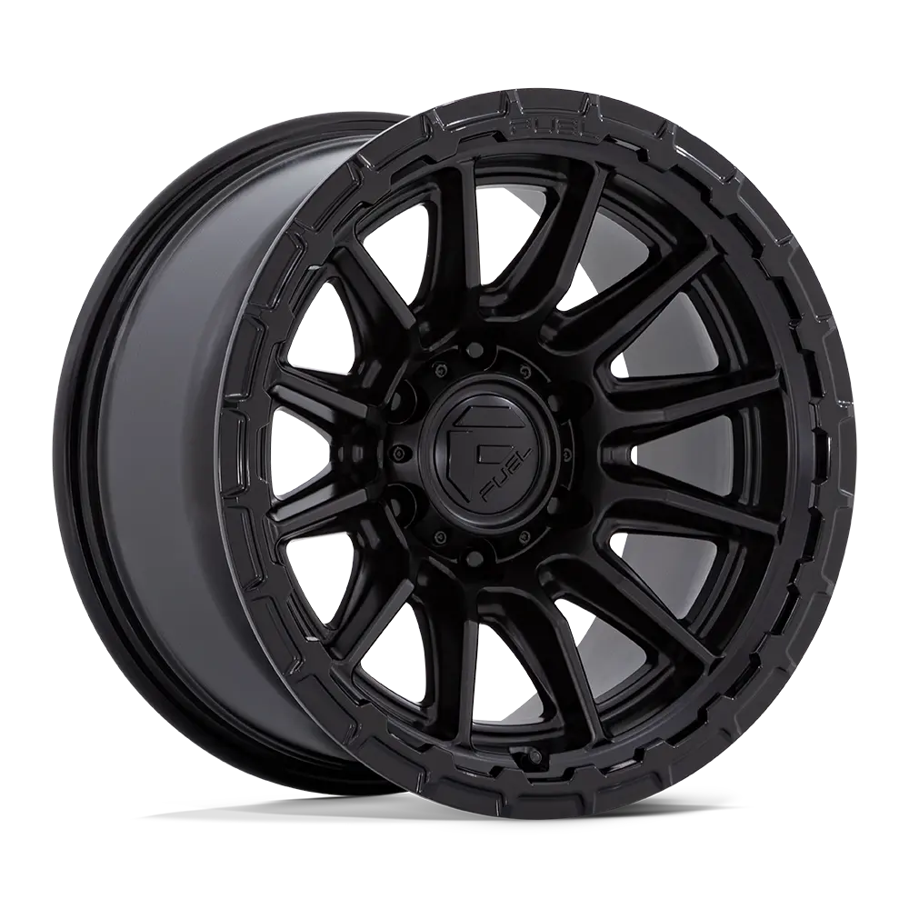 Fuel Fc866 Piston - Blackout W/ Gloss Black Lip 1