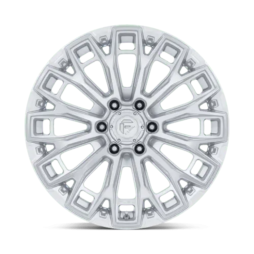 Fuel Fc882 Trax - Gloss Silver W/ Machined Face 4