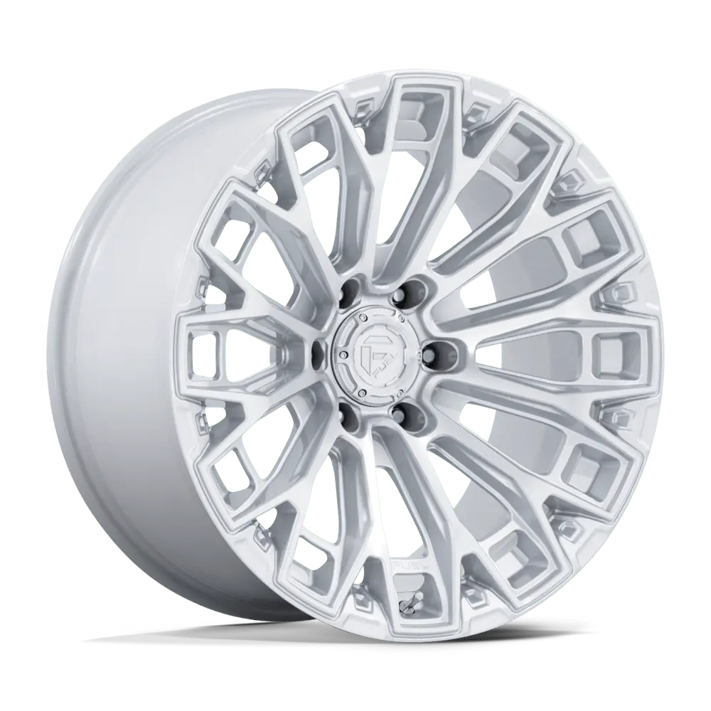 Fuel Fc882 Trax - Gloss Silver W/ Machined Face 1
