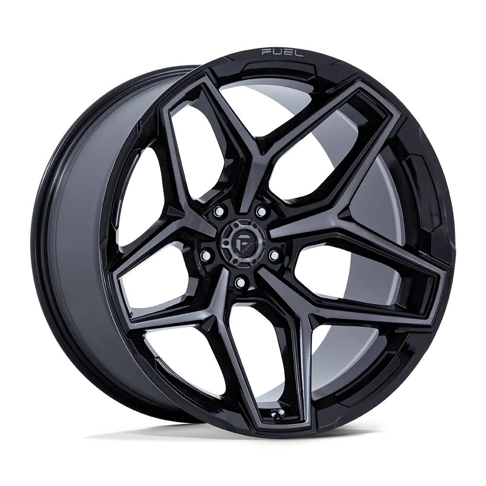 Fuel Flux - Gloss Black Brushed Face W/ Gray Tint 1
