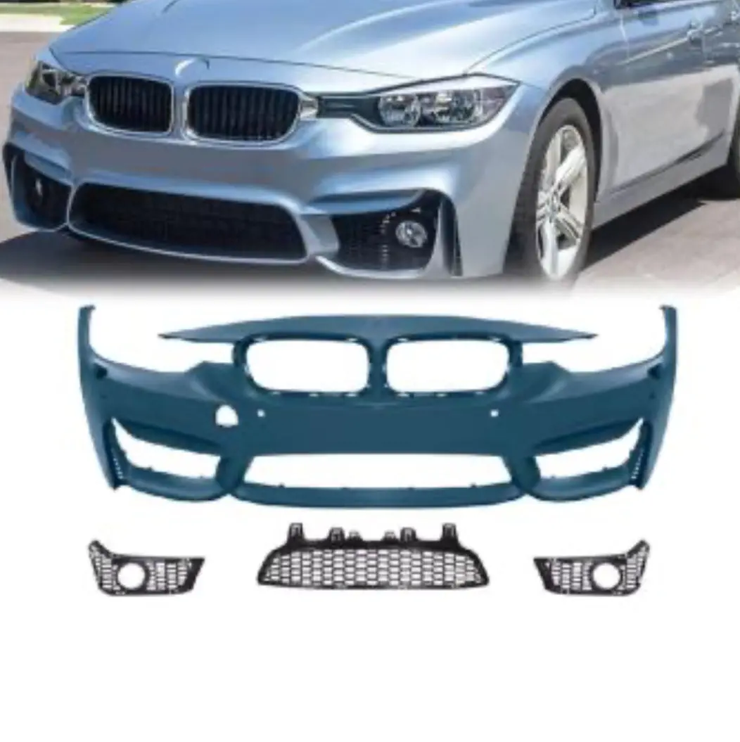 F30 3 Series M3 Conversion Front Bumper W/Fog 1