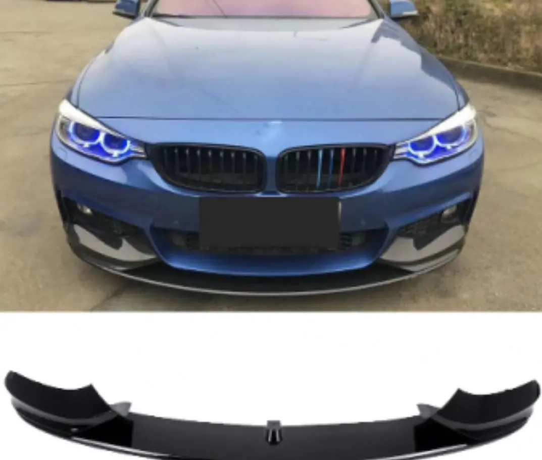 2014-2019 F32 M Performance Glossy Black Front Lip 1