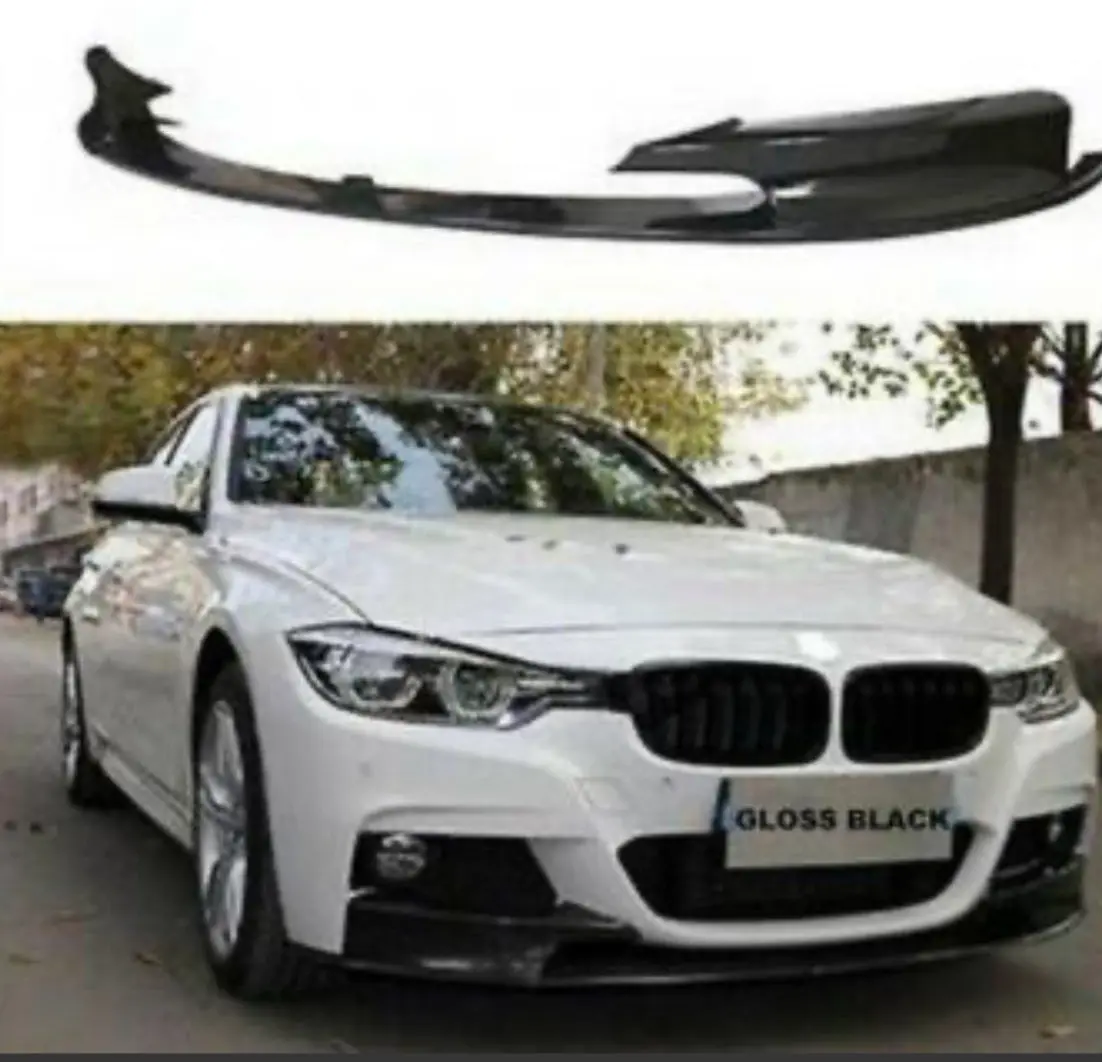 F30 2012-2018 M Performance Glossy Black Front Lip 1
