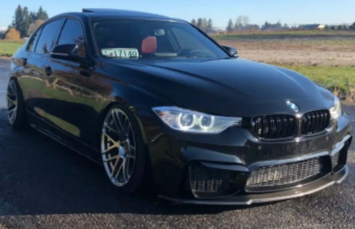 F30 2012-2018 Carbon Kr Style Front Lip For M3 Replica Bumper 1