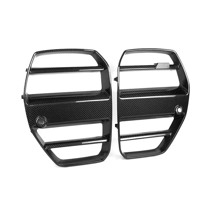 Bmw G80 M3/G82 M4 St Style Carbon Fibre Front Grills 3