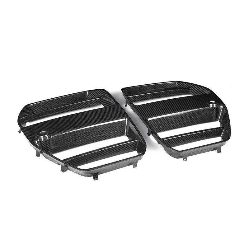 Bmw G80 M3/G82 M4 St Style Carbon Fibre Front Grills 4