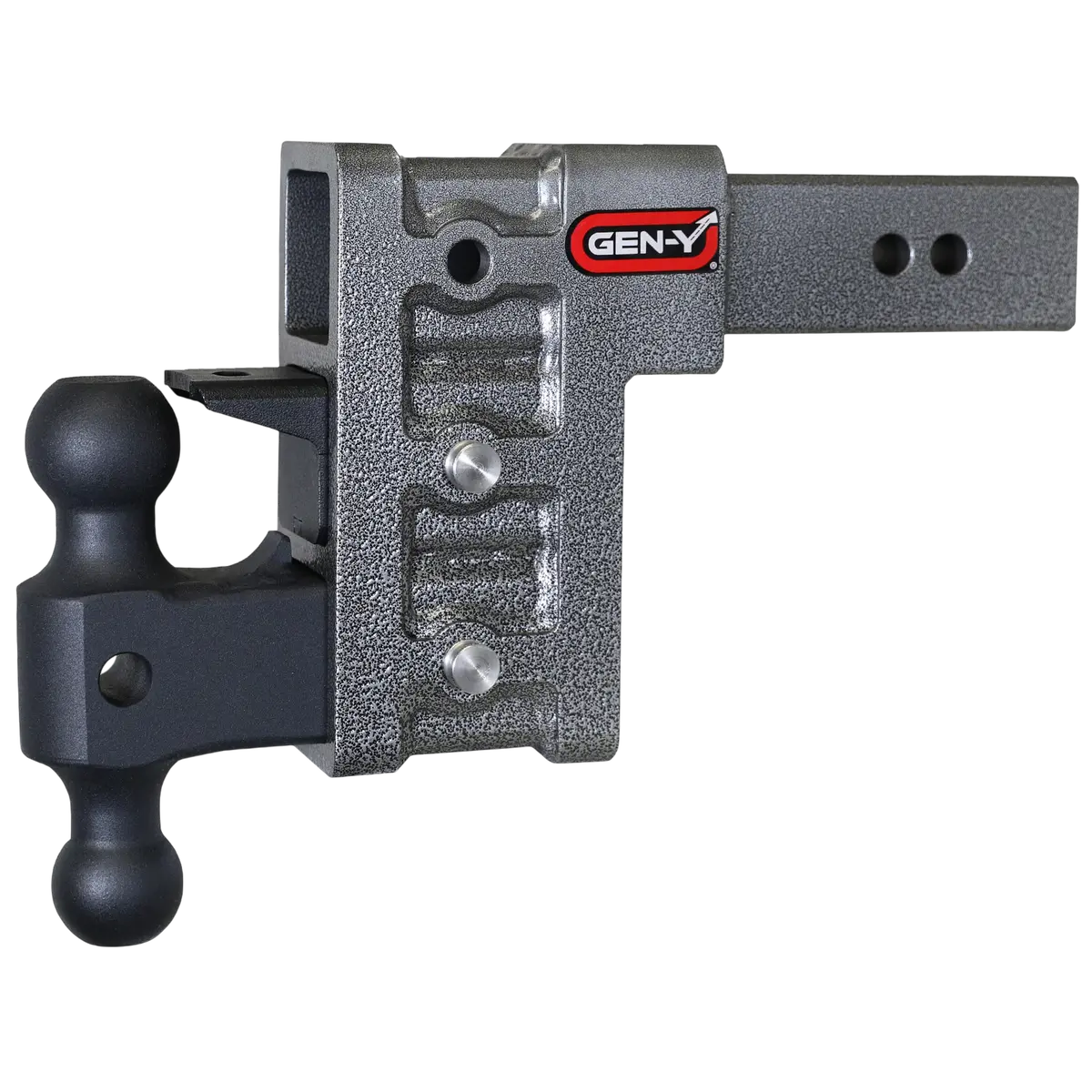 Gen-Y Mega-Duty 21K 6" Drop Hitch 2.5" Shank Dual-Ball Mount & Pintle Lock (Gh-623) 1