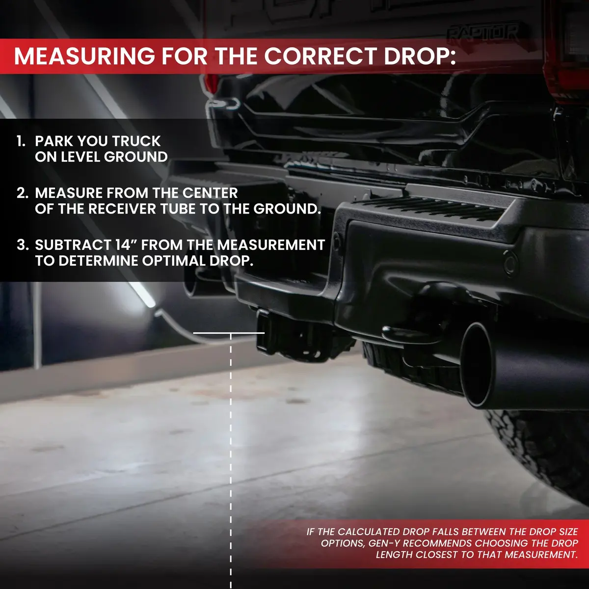 Gen-Y The Boss Torsion-Flex 16K Drop Hitch 14