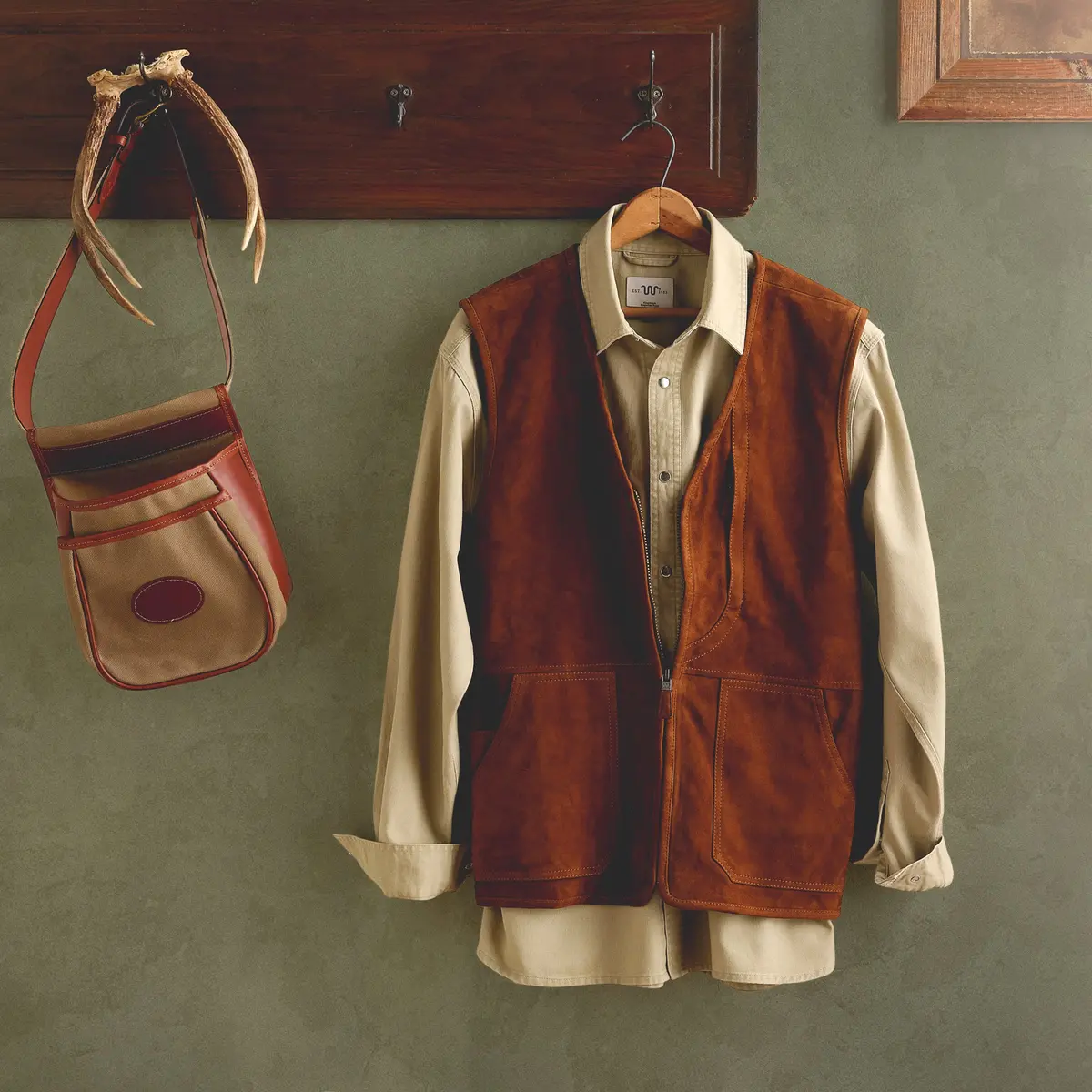 Men's Goat Suede Field Vest 6