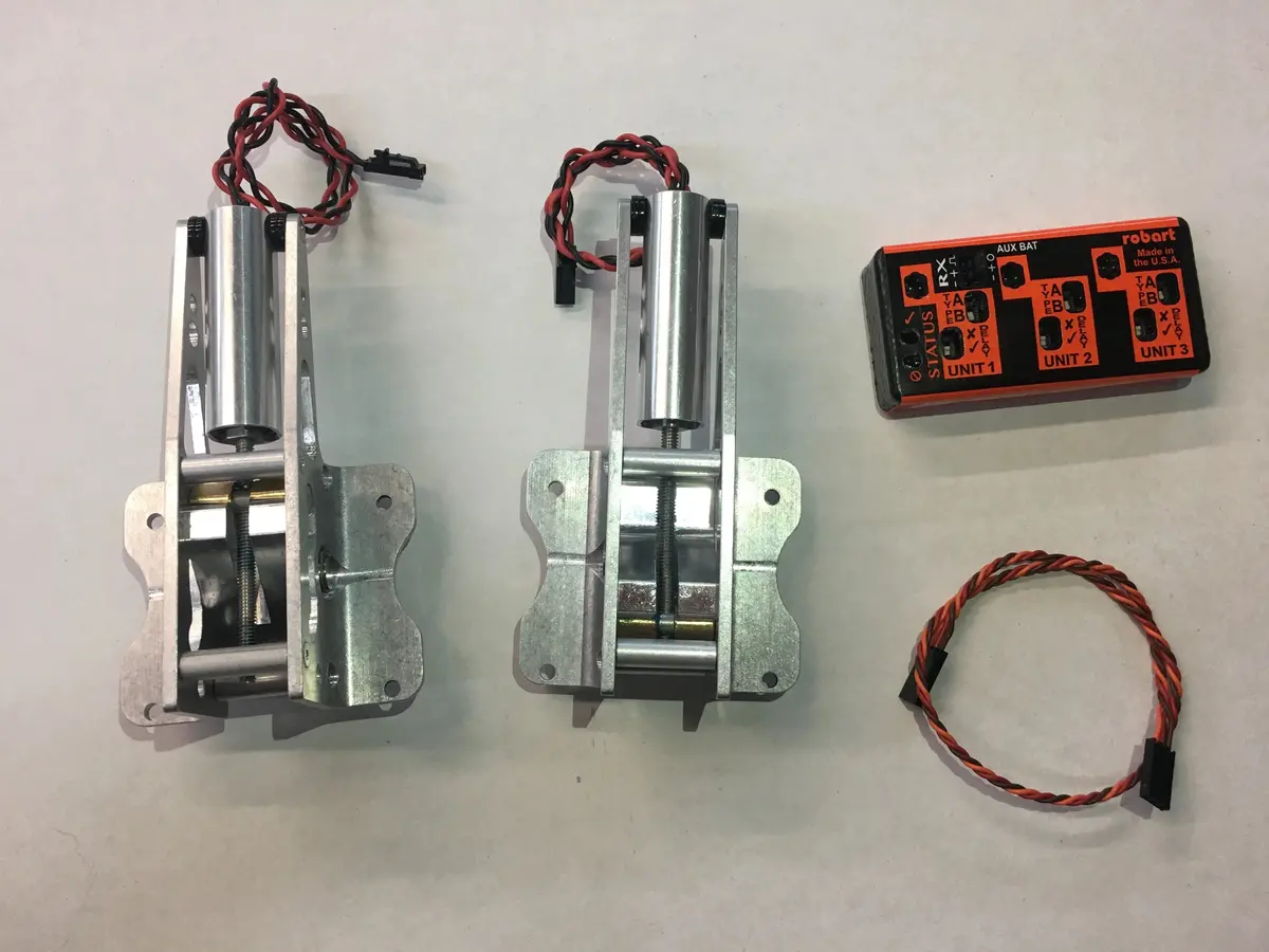 #Ha9-Ki43ekit - Hangar9 Ki-43 Oscar - Electric Retracts And Struts 1