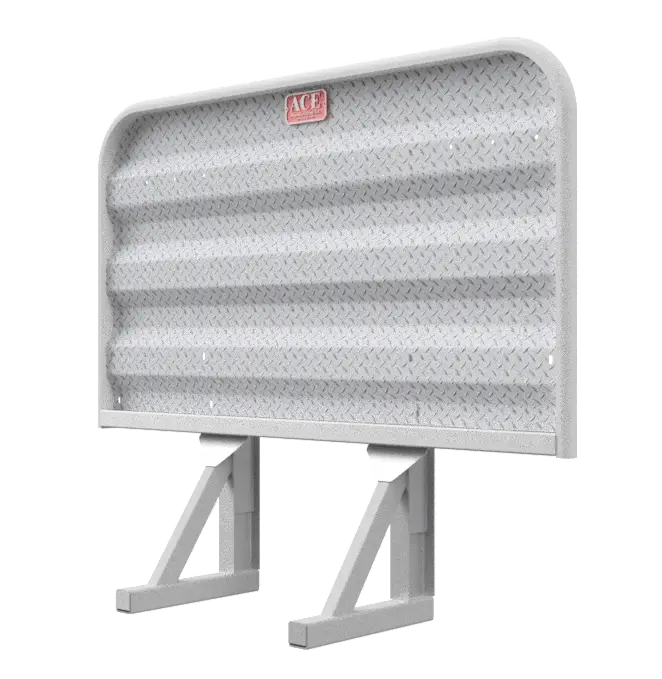 Hr1 Headache Rack For Semi Truck 4' Tall Aluminum Cab Guard 1