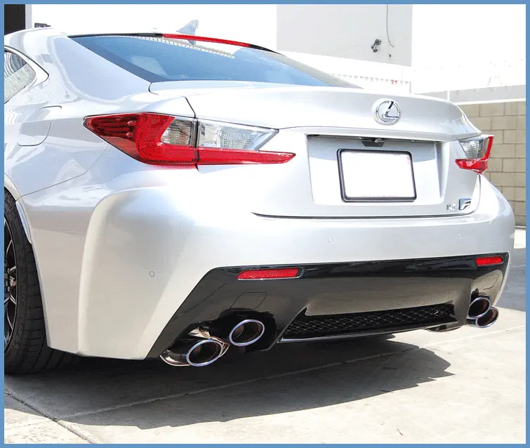 Invidia '15-'16 Lexus Rcf Q300h Titanium Tips Cat-Back Exhaust 1