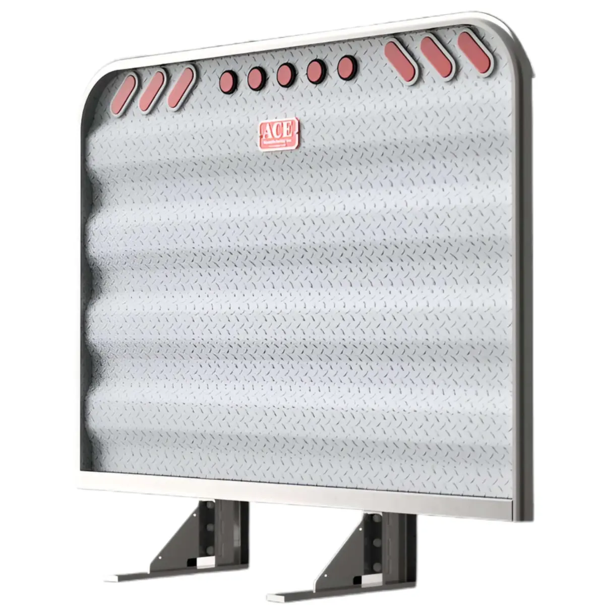 Hr20 5' Headache Rack For Semi Truck Aluminum Cab Guard With Lights - Hr200400 / Hr20035j 1